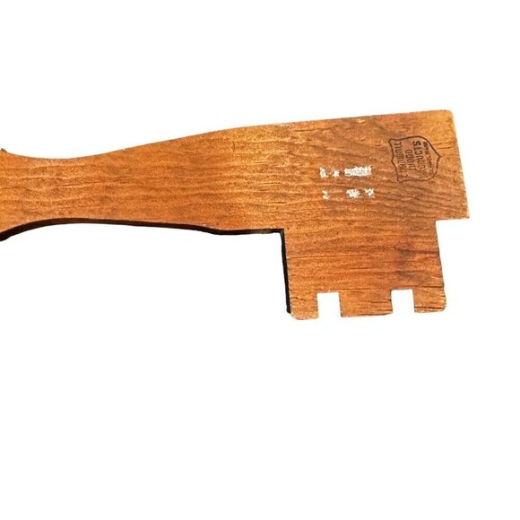 Vintage Cornwall Skeleton Key Hooks Holder Wood Handmade Wall Decor Holder 13" - Picture 8 of 11